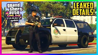 NEW POLICE CARS Leaked, COPS Motorcycle, OUTFIT, Summer, MONEY, GTA 5 Online DLC 2024 (GTA5 Update)