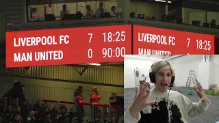 xQc reacts to LiVARpool beating Manchester United 7-0