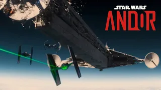 Luthen Rael Tie Fighter Chase Scene [4K HDR] - Star Wars: Andor