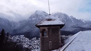 Cantacuzino Castle from Busteni, Romania