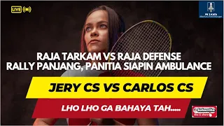 Match Invitation ‼️ Part II ‼️ Jerry CS vs Carlos CS ‼️ Supperrr Sekali Rally Panjang #badminton