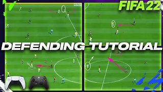 FIFA 22 DEFENDING TUTORIAL / How to defend effectively - BEST Way To TACKLE, CONTAIN & INTERCEPT