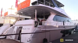 2020 CL Yachts CLB 72 Luxury Yacht - Walkaround Tour - 2020 Miami Yacht Show