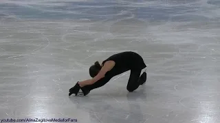 Alina Zagitova Olymp 2018 SP Black Swan Practice C