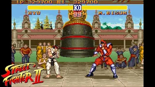 Ryu Arcade Longplay (Hardest AI) - Street Fighter 2 (SNES)