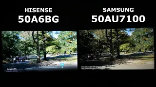 Hisense vs Samsung 50A6BG vs 50AU7100. Порівнювати можна!