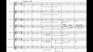 Dvorak's New World Symphony for Flute Choir - 2nd: Largo