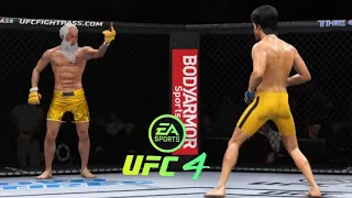 UFC4 | Old Bruce Lee(Player) vs Bruce Lee(CPU) | Legendary Level