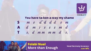 Folabi Nuel - More than Enough (Lyrics & Vocal Harmony - Sorano Alto & Tenor)