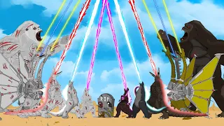 Evolution of TEAM Zombie GODZILLA: Monsters Ranked From Weakest To Strongest - FUNNY CARTOON