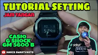 CARA MENGATUR JAM G SHOCK DIGITAL | GM 5600B / DW 5600BB