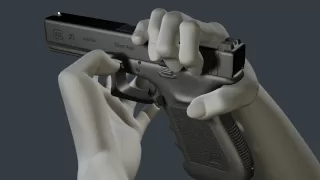 3D Glock Animation - How to disassemble and reassemble the G20