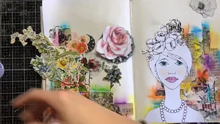 Flower Power Art Journal by Emma Zappone