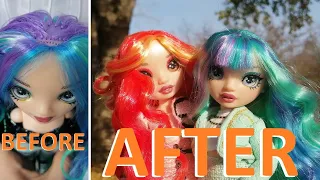 How To: Add an easy partline to your bald doll or reroot! [Hair tutorial]