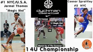 Magic Mel #1 vs Connor Sprattley #2 in NYC Dyckman 14U Championship 🏆