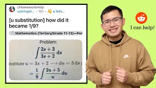 How did it become 1/9? The algebra you need in integration! Reddit calculus r/homeworkhelp