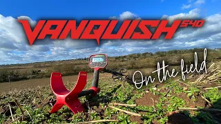 On the field with the Minelab Vanquish 540 - Metal Detecting UK