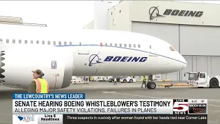 VIDEO: Boeing in spotlight as Congress calls whistleblower to testify on plane defects