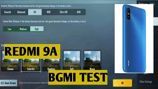 REDMI 9a Battleground Mobile India Test!!pubg test !! Media Tek helio G 25 Test 2022..