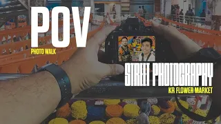 POV Photowalk at KR Flower market, Bengaluru | with Nikon d5600 | accompanied by  @TripArchive