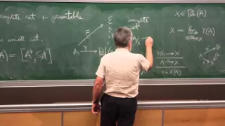 André JOYAL - 2/4 A crash course in topos theory : the big picture