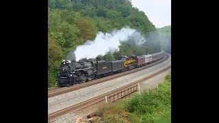 A Nickel-Plated Horseshoe: NKP 765 At Cassandra, PA