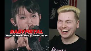 INSANE ENERGY (BABYMETAL - Road of Resistance - Live in Japan (OFFICIAL) Reaction)