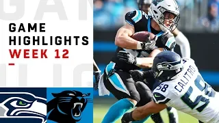 Seahawks vs. Panthers Week 12 Highlights | NFL 2018