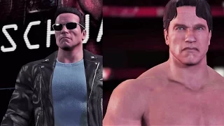 WWE 2K16 The Terminator Entrance Arnold Schwarzenegger