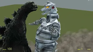 Godzilla VS Mechagodzilla (Showa) In Garry's Mod!