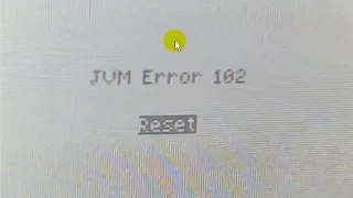 JVM error 102 fix