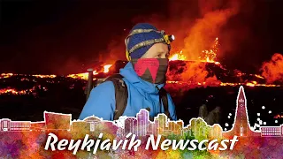 RVK Newscast #93: An Incredible Lava Flow Break Out Of The Mountain & Melt The Snowy Ground