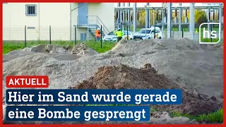 Bischofsheim: 250-Kilo-Weltkriegsbombe erfolgreich gesprengt | hessenschau