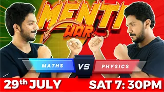 SSLC MENTI WAR | MATHS V/S PHYSICS | EXAM WINNER