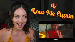 throwing my sanity out the window for 9 entire minutes - V - LOVE ME AGAIN MV (REACTION)