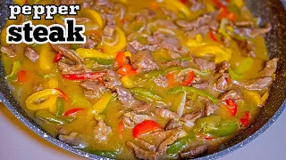 Pepper steak in less than 30 minutes Quick and easy Pepper steak recipe