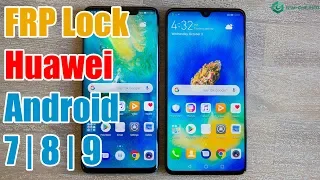 Bypass Google Account All Huawei Android 7 | 8 | 9