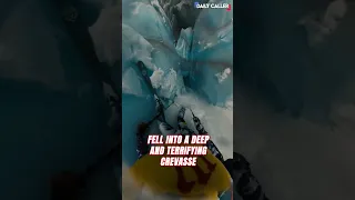 Skier Falls Into Crevasse