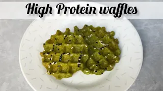 Delicious Waffles for Kids: Moong Dal & Spinach Recipe.