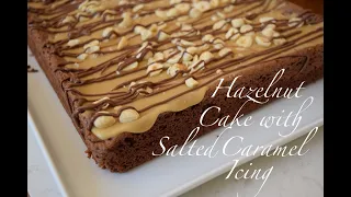 Hazelnut Cake with Salted Caramel Icing | Sundaebake