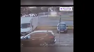 Видео смертельной аварии с BMW X5 в Полоцке