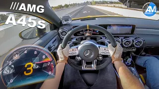 Mercedes-AMG A45s (422hp) - 0-100 km/h RACE START🏁