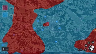 Battle of Berlin in 30 seconds using Google Earth