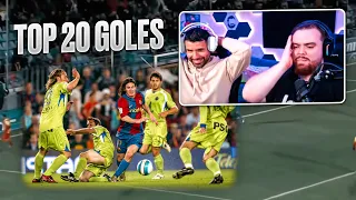 IBAI y KUN reaccionan al TOP 20 GOLES de MESSI