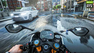 GTA 6 Graphics - POV Ultra Realistic Motorbike Ride Gameplay! i9 12900k & RTX 3090 Ti [GTA 5 PC Mod]