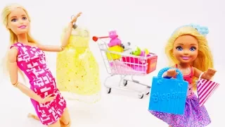 Barbie Videos für Mädchen. Steffi und Barbie gehen in den Babyladen