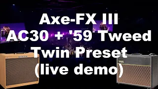 Alex Strabala - AC30+'59 Tweed Twin Preset Live Demo - Bethel Music - Touch of Heaven