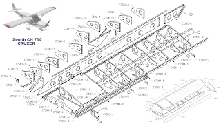 Building the Zenith CH 750 Cruzer kit airplane: Part One: Internal Wing Assembly