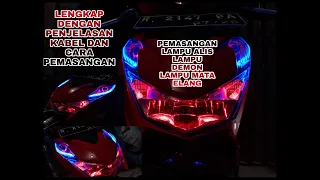 CARA PASANG LAMPU DEMON || LAMPU ALIS  || LAMPU MATA ELANG BEAT 2020 || BEAT DELUXE ❗❗❗