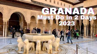 Granada, Spain - Must visit places & food including Alhambra and tracing Islamic history of Spain